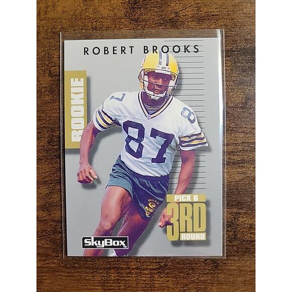 Robert Brooks 1992 Skybox Primetime #151 - Rookie - Packers-NFL - Freshly Opened - Picture 1 of 2